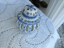 Bombay Decorative Container Tealight Holder Blue White 3 1/2+ Inch Height  JUL19