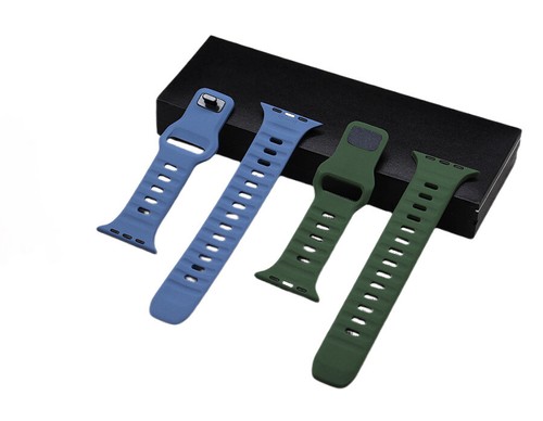 Pasek do zegarka silikonowy do Apple Watch Series 1-6 7 8 9 10 SE ULTRA Sport iWatch - Zdjęcie 5 z 40