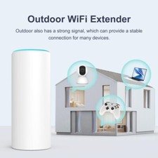 AC1200 Outdoor WiFi Extender IP44 Weatherproof Dual Band 2.4GHz 5GHz Up to