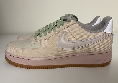 Nike Air Force 1 Low By You ID Beige Tan Grey Green Gum Mens Sz 9.5 DO7958-991