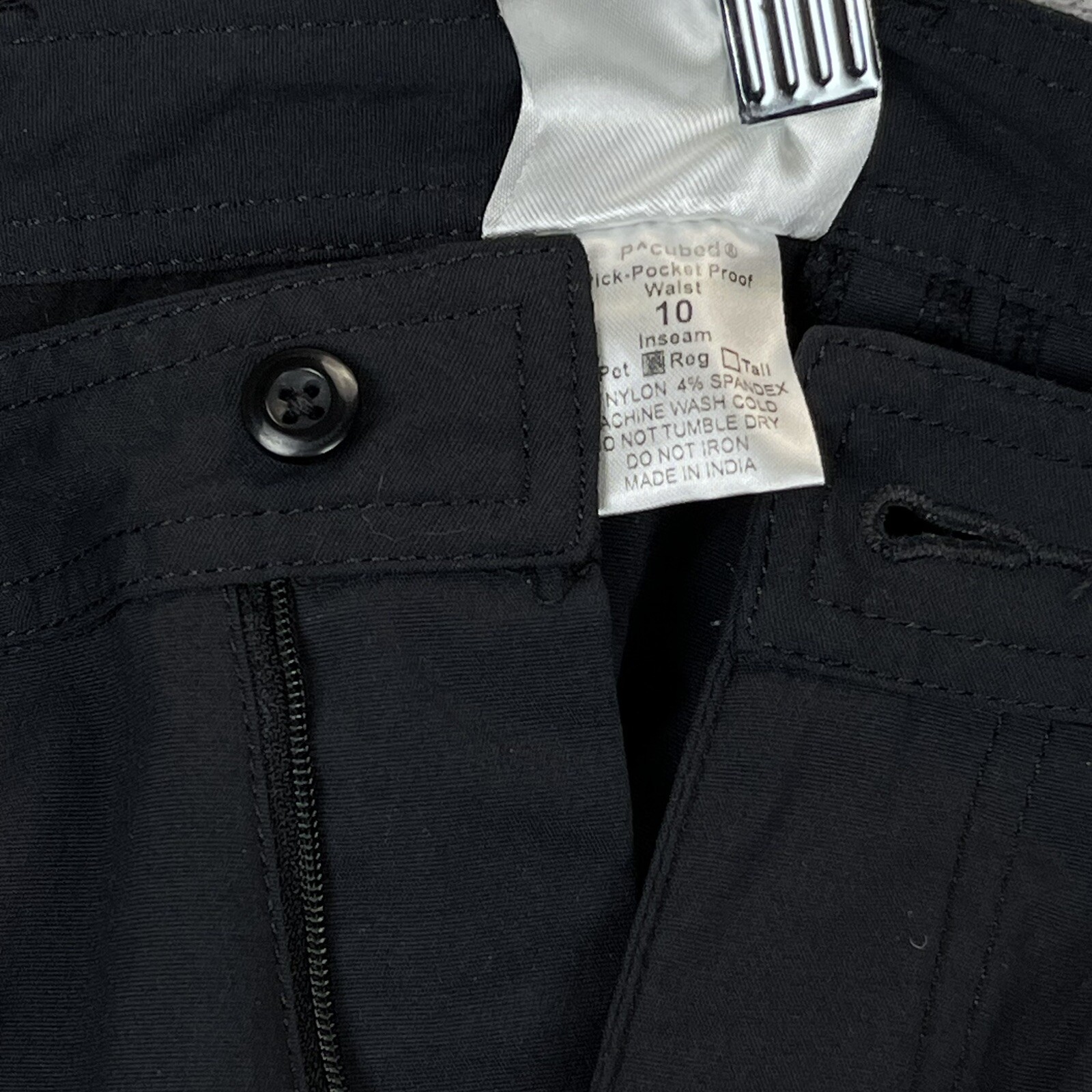 Clothing Arts Pants Womens Size 10 Cargo PCubed Pick Pocket Proof