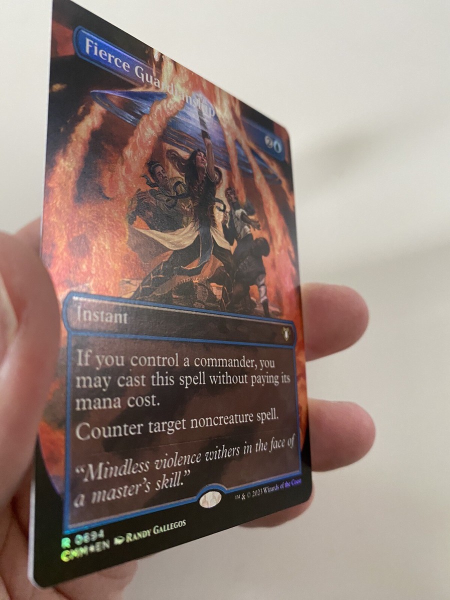Fierce Guardianship (0694) CMM *FOIL* Borderless Frame Break Fierce Guardianship (0694) CMM *FOIL* Borderless Frame Break