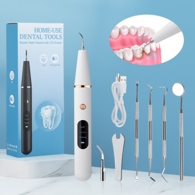 Ultrasonic Dental Cleaner Dental Calculus Scaler Electric Sonic Oral Teeth Tarta