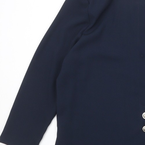 Reflections Womens Blue Jacket Blazer Size L - Picture 7 of 10