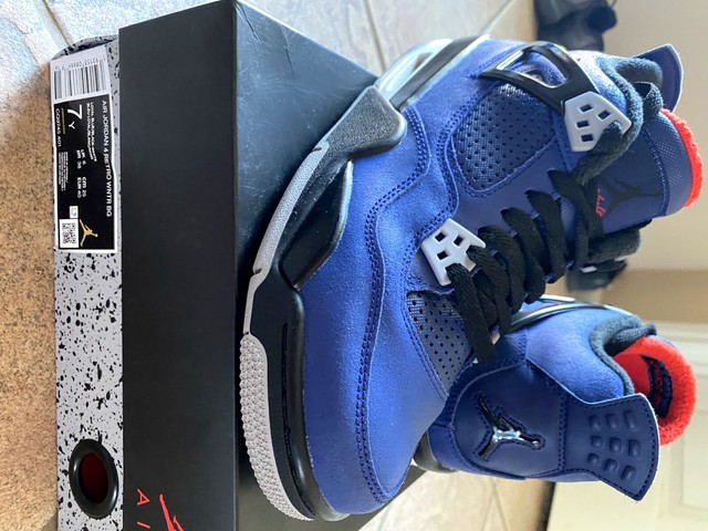 Nike Air Jordan 4 Retro Winterized Loyal Blue (GS) CQ9745-401 Size 7 Y | eBay