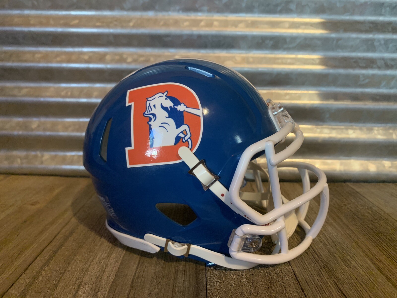 1974-1992 Denver Broncos Speed Mini Helmet