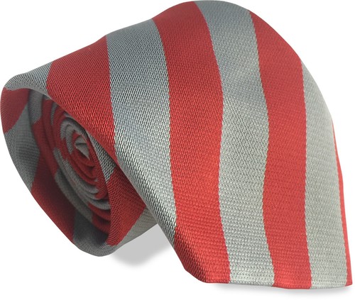 High School Seniors Tie Equal Stripes Block Stripe 11-16 Year Olds Made in UK - Picture 12 of 24