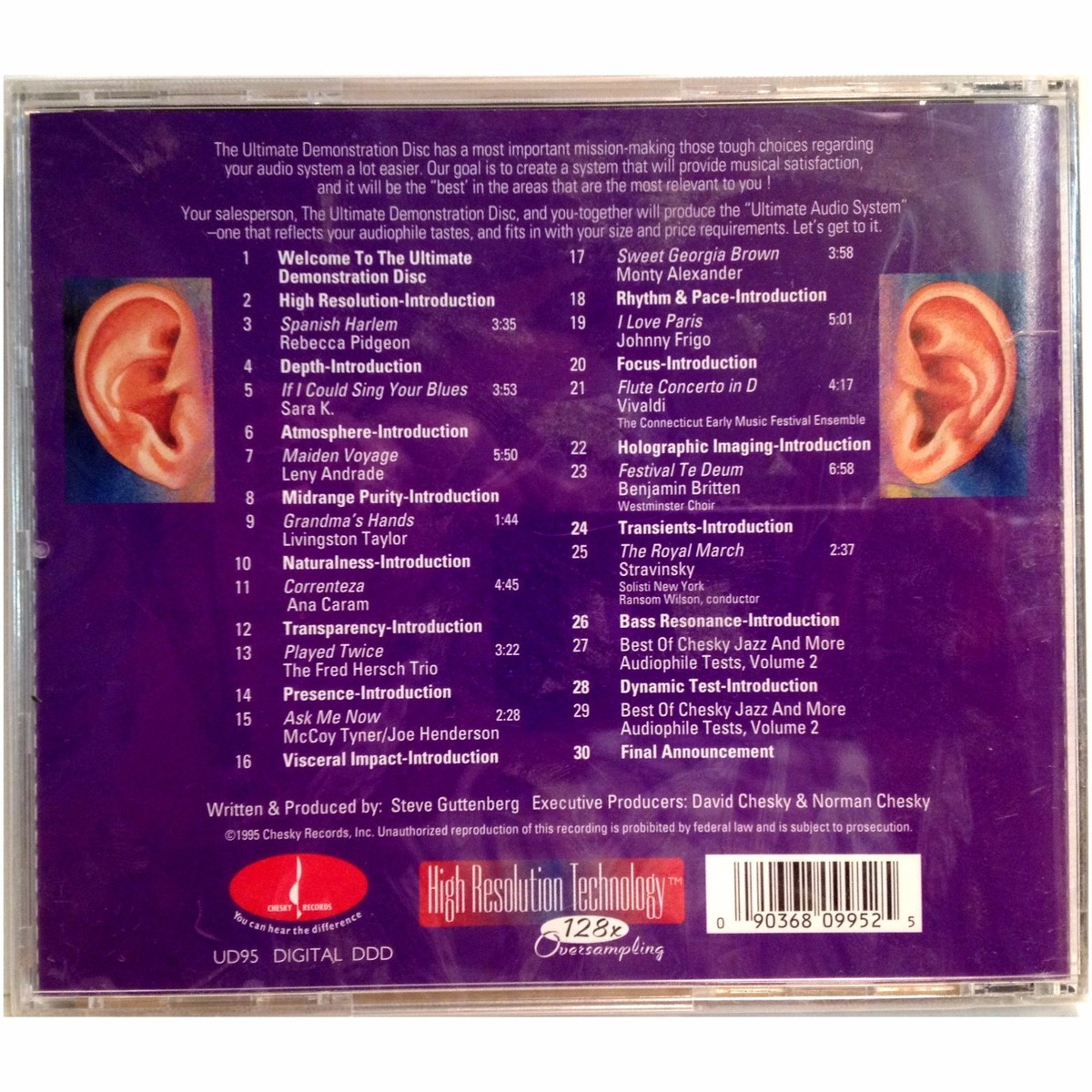 Unblock デモCD The Ultimate Demonstration Disc, Factory Sealed 90368099525