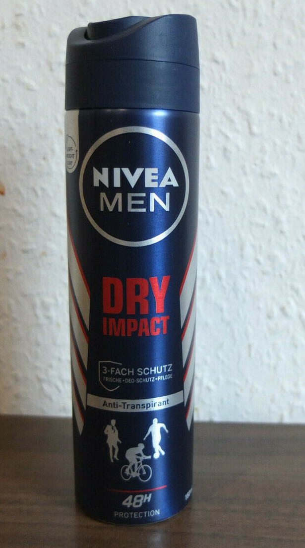 Nivea Men Spray Dry Impact 150ml New