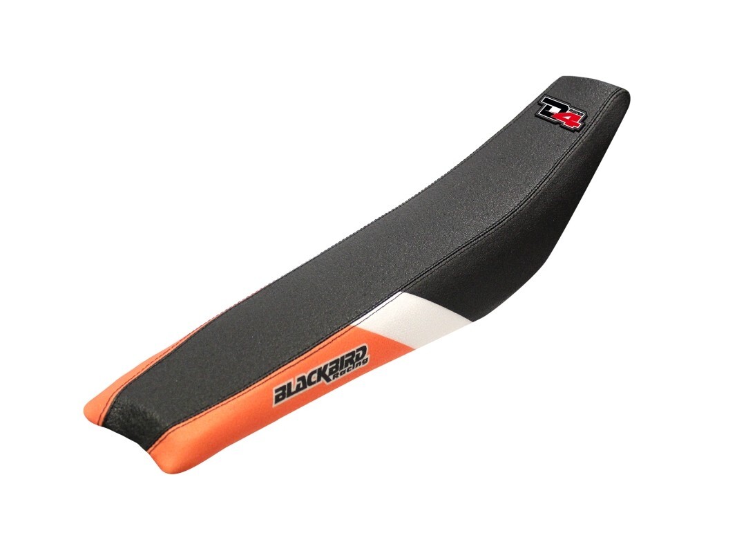 Housse de selle moto cross KTM SX 50 Dream 4 noir orange blanc 2016-2023