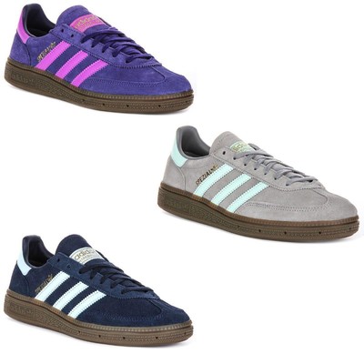 Adidas Handball Spezial J 70s Design Wildleder Jungen Sneaker Navy Blau UK 3,5 - 5,5