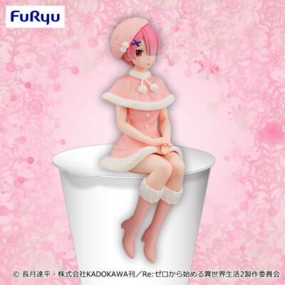 FuRyu Re:Zero Ram Room Snow Princess Noodle Stopper Figure New