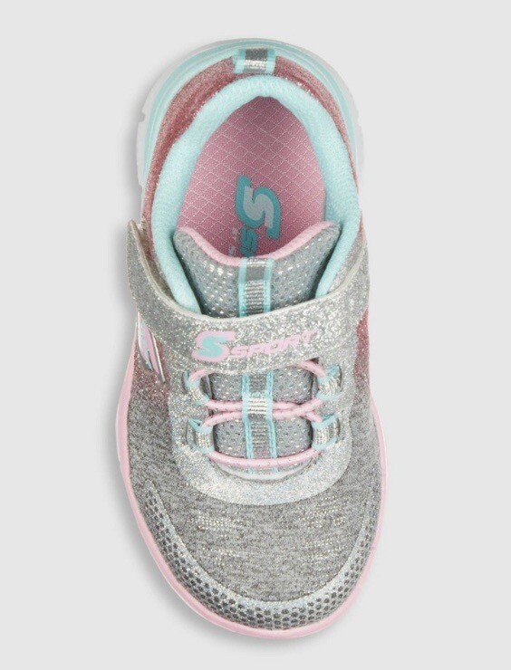 Skechers Sport Glitter Sparkle Shoes Toddler Girls Sz WITH TAGS