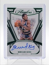 BERNARD KING 2023-24 FLAWLESS AUTOGRAPH EMERALD KNICKS AUTO /5 Q5692