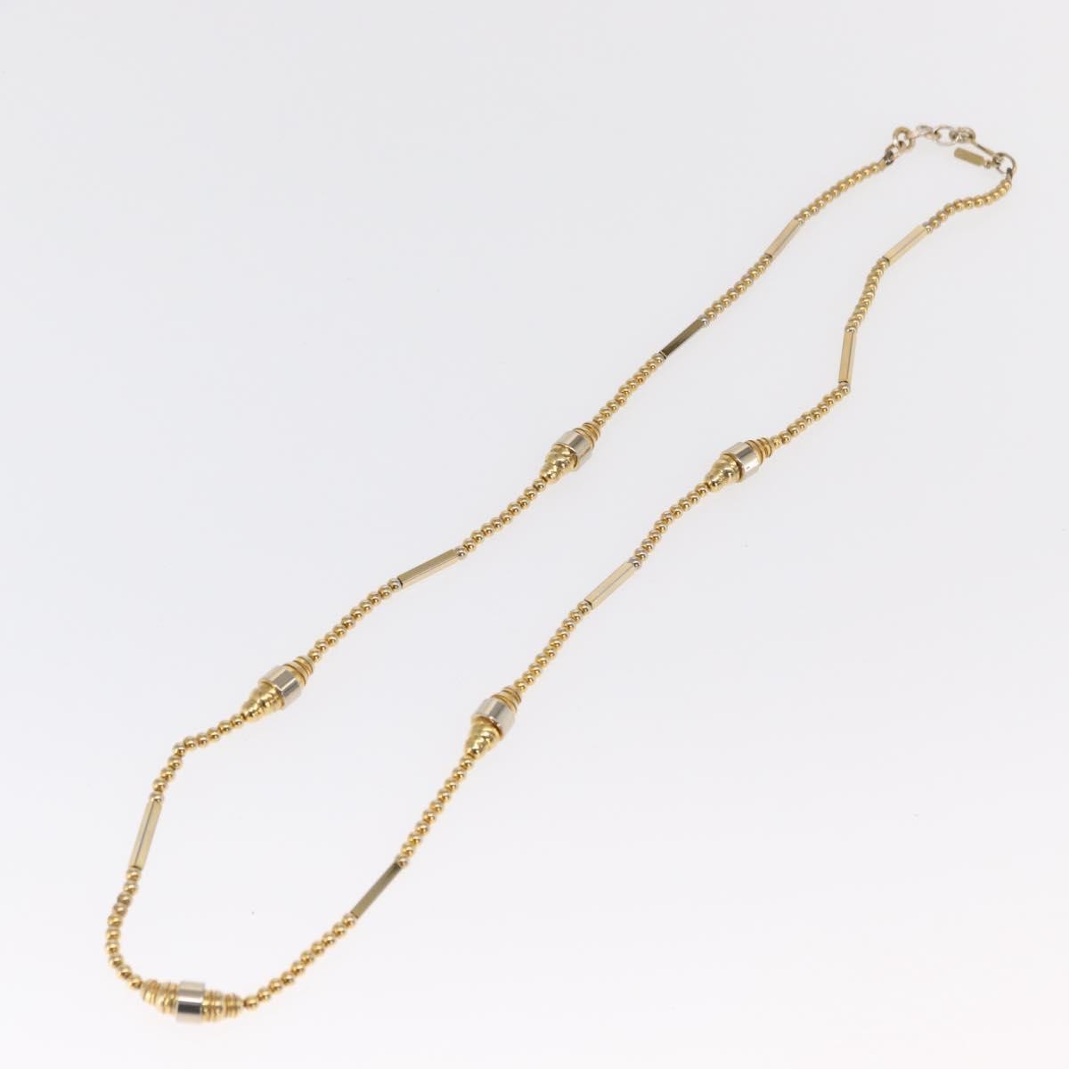 SAINT LAURENT Necklace metal 2 Set Gold Auth bs32833 thumbnail 7