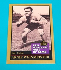 1991 Enor Pro Football HOF #150 Arnie Weinmeister Giants FOOTBALL Card C9
