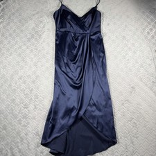 DB Studio Navy Blue V Neck Tulip Skirt Dress Women’s Size 12 Formal Prom