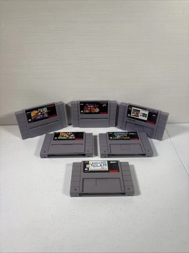 Lot of 6 Super Nintendo video games