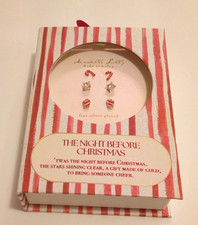 Annabelle Lilly Kinder Ohrring Set 3 Paar Sterling Silber Zuckerstange, Ohrstecker, Mitt