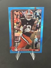 2025 NFL Topps Chrome - Cedric Tillman #67 - Blue Refractor #/150 - Browns