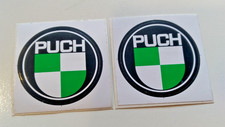 2 Alte Aufkleber - Puch - Mofa - Moped - 80er Jahre - Werbung