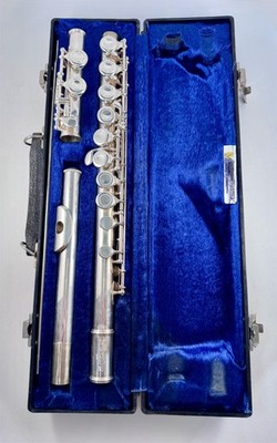 Vintage 1950s Blessing USA Concert Flute w/ Hard Case Tested Working