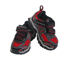 NEW SKECHERS S Lights Pillar 2.0 Toddler Boys Light-Up Shoes 5 Black/Red
