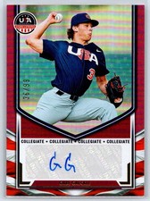 2025 Stars & Stripes USA Baseball Gabe Gaeckle #NTS-GG /99 Red