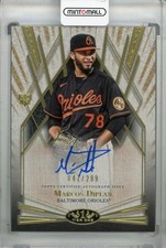 2022 Topps Tier One Marcos Diplan Break Out Auto RC /299 Orioles