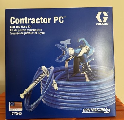 Graco RAC X Contractor  PC Airless Paint Spray Gun 17Y042  Gun Hose Kit (New)