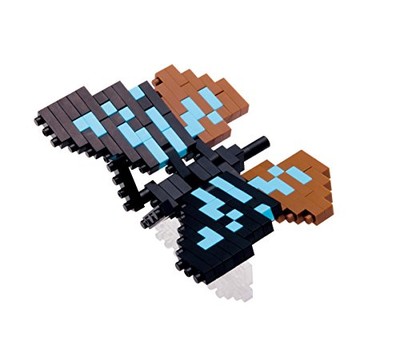 Nano Block IST-008 Mini Baustein 3D Puzzle - Kastanie Tiger Schmetterling aus