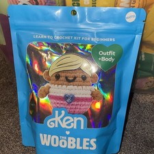 The Woobles KEN Body Outfit Learn To Crochet Kit No crochet Hook