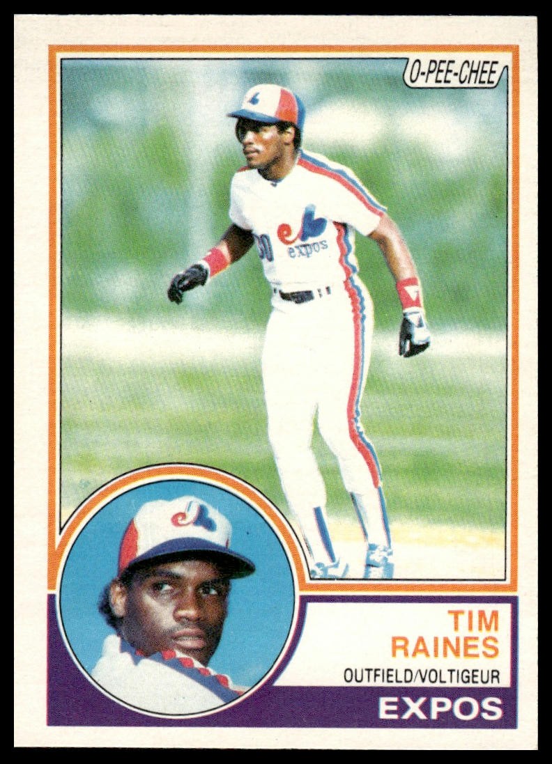 1983 O-Pee-Chee Tim Raines #227 Montreal Expos - Near Mint or Better