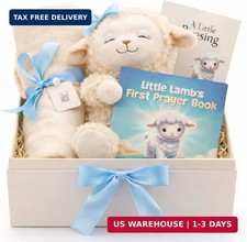Baptism Gifts for Boys - Christening  Dedication 5-Piece Keepsake Set  Ready-t