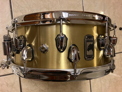 Mapex Black Panther Metallion Brass Snare Drum - 14'' x 5.5'' - Brass