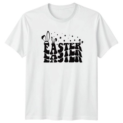 Retro Groovy Osterhasenohren T-Shirt Hasenohren Style Urlaub Feier