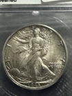 1945-s Walking Liberty Half Dollar, ICG UNC Details, Free Shipping