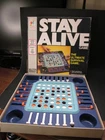 Vintage Stay Alive Board Game – Milton Bradley – Complete Board – NO MARBLES