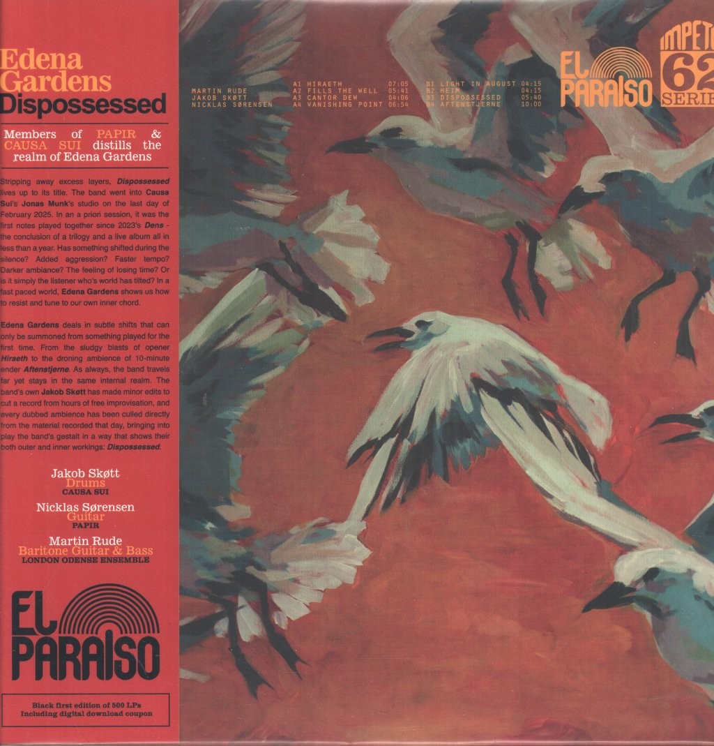 Edena Gardens Dispossessed LP vinyl Europe El Paraiso 2025 First edition on