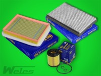 Inspektionspaket Opel Astra H 1,7 Cdti 110/125 Ps / Luft- ÖL- Aktivkohlefilter
