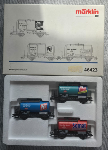 Märklin 46423 Kesselwagen Set Henkel General Pril Somat H0 | Zustand: Neu