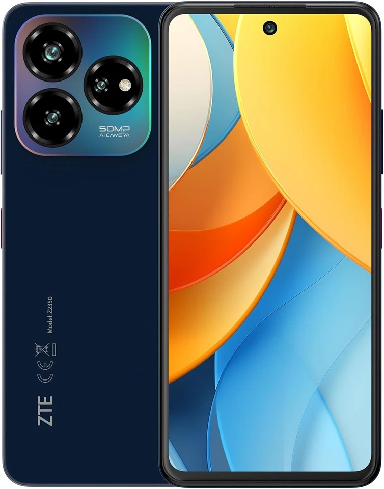 Cellulare Smartphone NUBIA ZTE Blade V60 Vita 4G 4GB + 256GB 6,6" Dark Blue BLU - Immagine 2 di 4