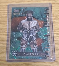 2025 Topps Chrome WWE Cactus Jack #18 Xavier Woods Teal Lazer Refractor 153/175