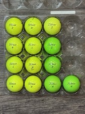 13 Titleist Tour Soft Yellow  Green Golf Balls