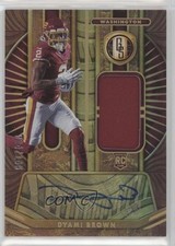 2021 Panini Gold Standard Rookie Jersey Auto 4/149 Dyami Brown #227 Auto 18a8