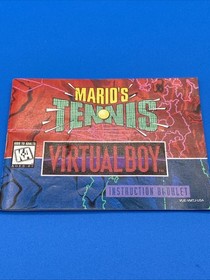 Mario's Tennis w/Manual - Nintendo Virtual Boy - Tested