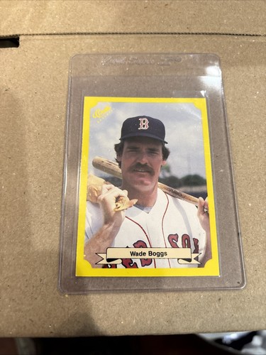Wade Boggs HOF Boston Red Sox 1987 Classic Card 105 Yellow Back Mint Free Ship!