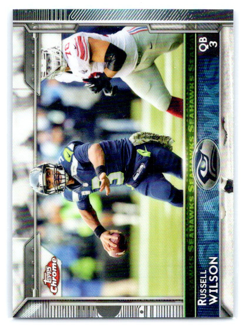 2015 Topps Chrome #15 Russell Wilson Refractor