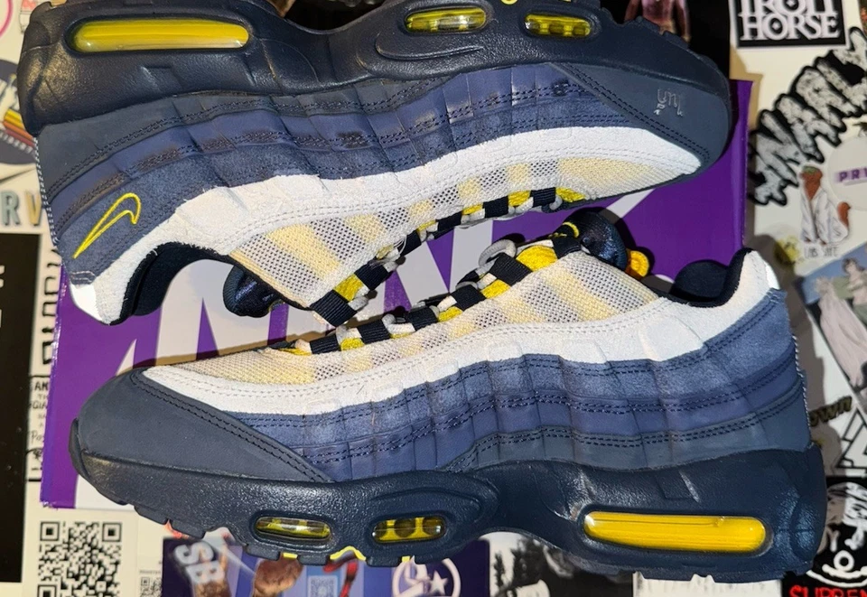 Talla 11 - Eric Koston x Nike SB x Air Max 95 Obsidian Speed Yellow Foto 2 de 4