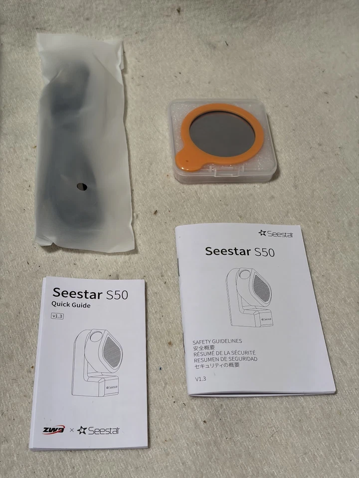 ZWO SEESTAR MODEL S-50 SMART TELESCOPE BUNDLE - MINI TRIPOD - CASE - NEW - Image 3 of 4